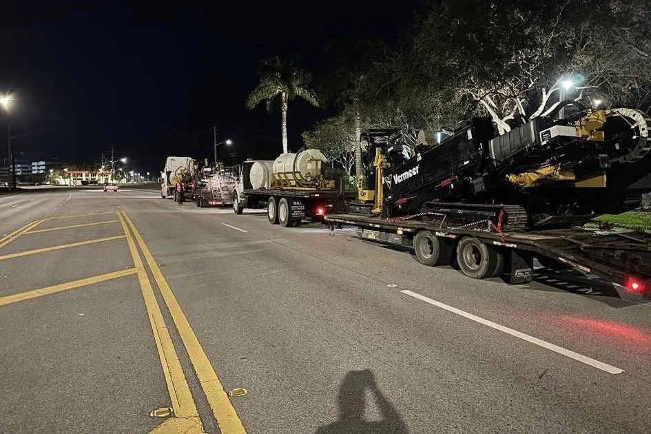Tapia Construction drilling equipment and vehicles